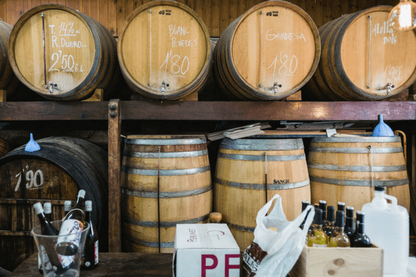 Drink Wine from the barrel Barcelona wine bar, Bodega Maestrazgo!